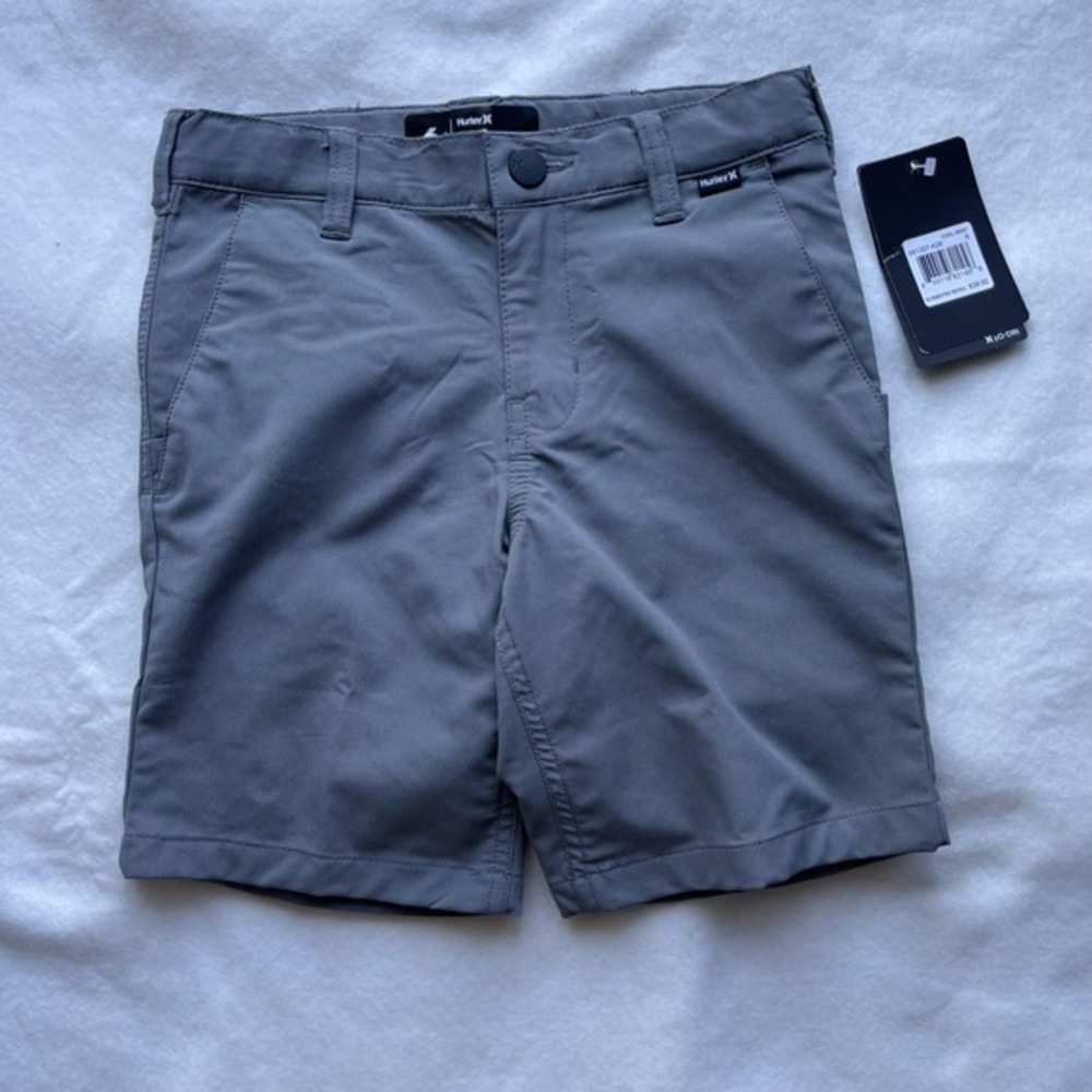 Hurley Shorts Boys 6 Cool Gray H2O-DRI Chino Walkshort Quick‎ Dry Stretch Casual
